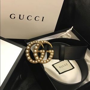 Pearl Gucci Belt 🍂🌻 ✨With box and dust bag!